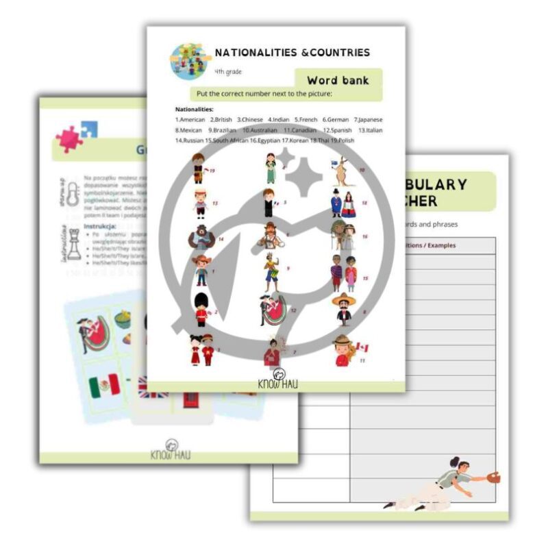 E-book „Nationalities & Countries”