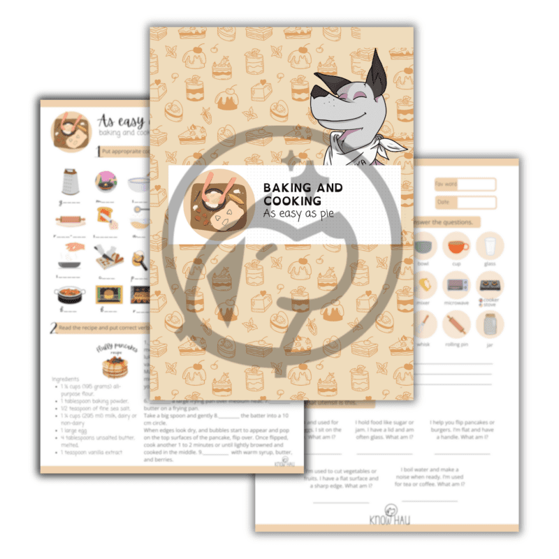 E-book "Baking and cooking" - Gotowanie i pieczenie - klasa 4-6 lub dorośli