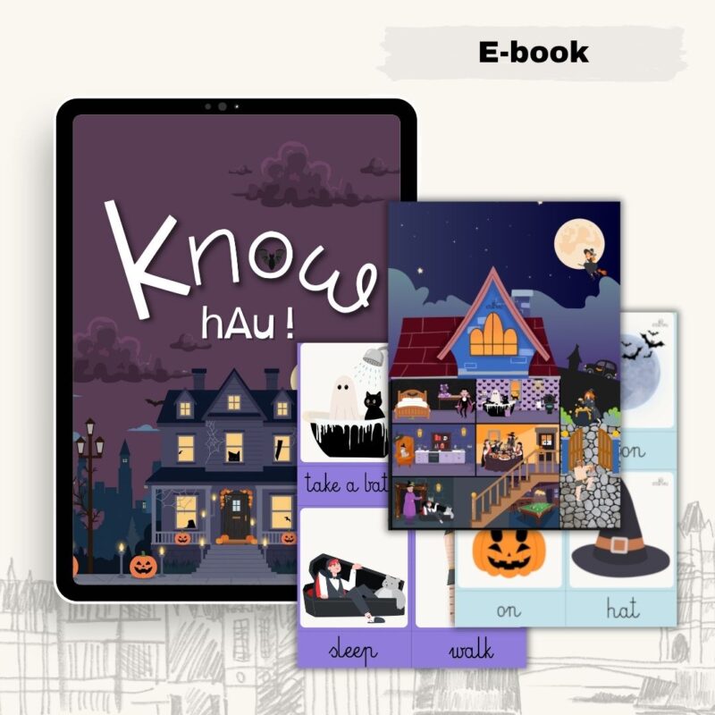 Halloween po angielsku – The Haunted Family, karty pracy i flashcards dla klasy 2 i 3