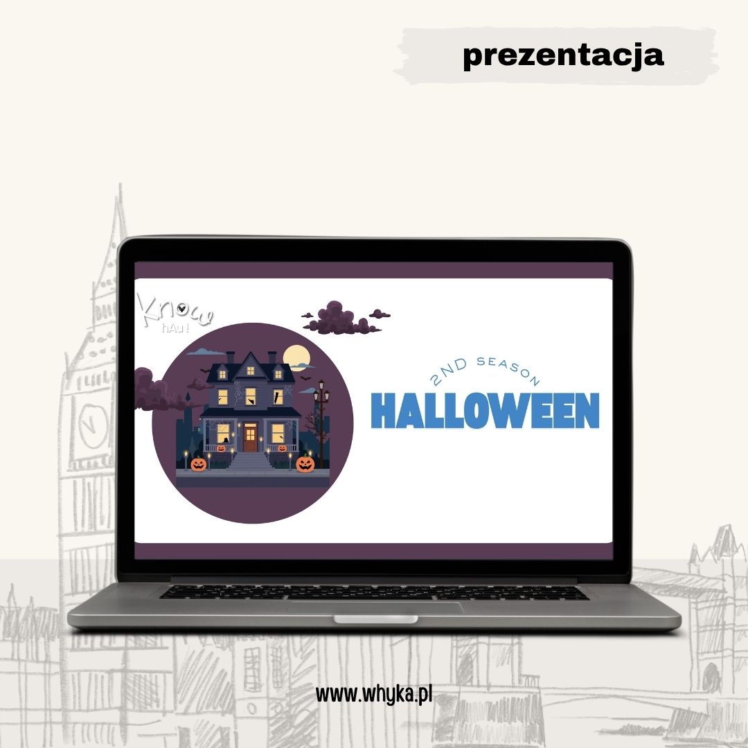 Halloween po angielsku – The Haunted Family, karty pracy i flashcards dla klasy 2 i 3