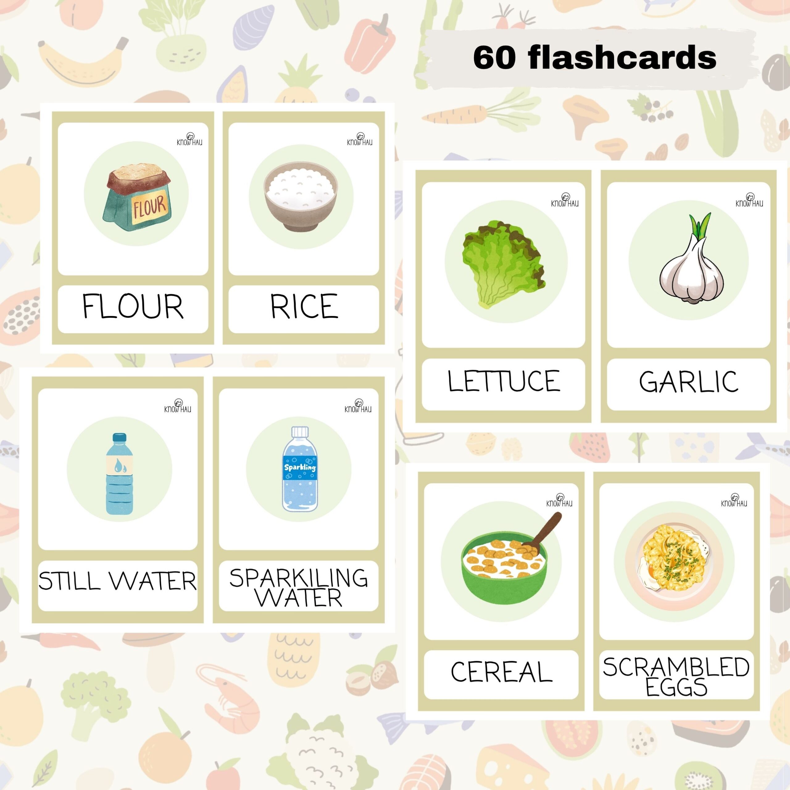 Food & Drinks + Some Any – pakiet do gramatyki dla klasy 4 z prezentacją i flashcards